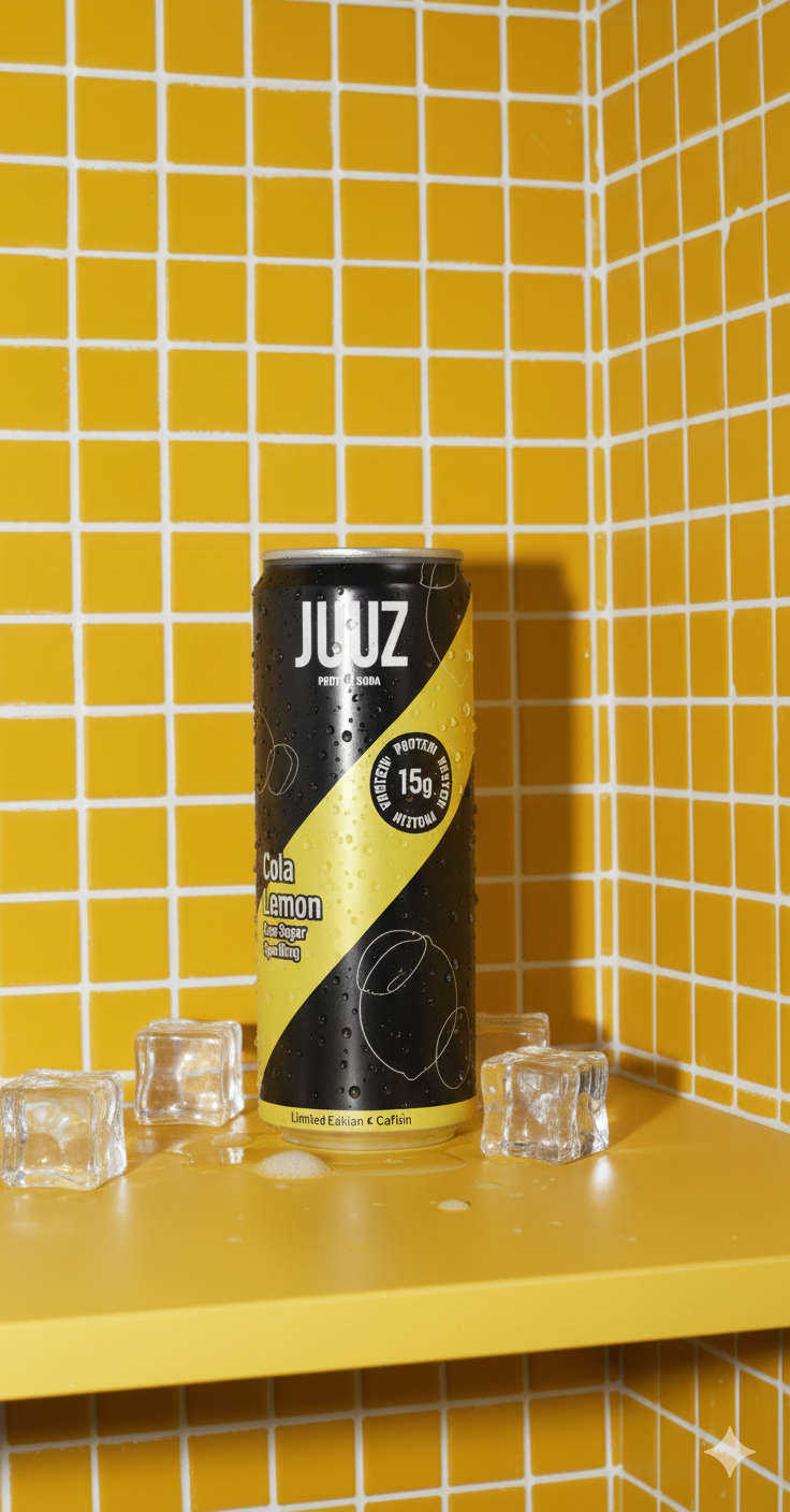 JUUZ Protein Soda Cola-Lemon (Limited Edition)
