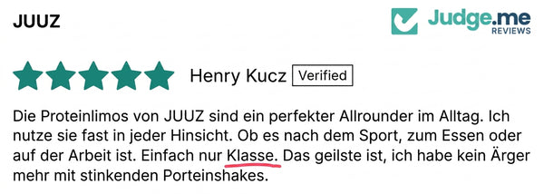 Judge.me Bewertung Henry Kucz